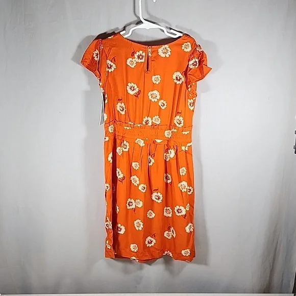 Carter's Girl Flower Dress Orange Size 8/8A - Picture 2 of 4